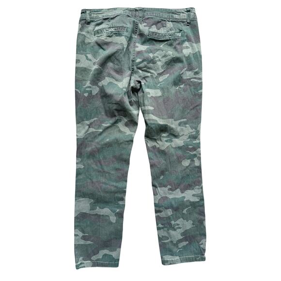 Sanctuary High Rise Camo Pants Size 27 Green Street Gorpcore Grunge Army Indie - Picture 4 of 9
